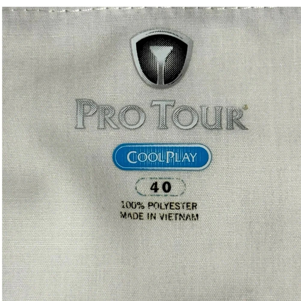 Pro Tour Cool‎ Play Golf Shorts Men's Size 40 Performance Tan Plaid 10
